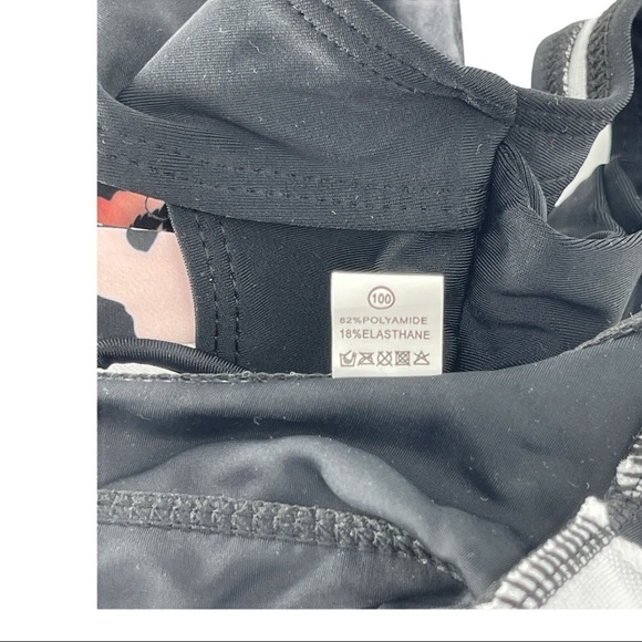 Cheetah Print Black Cut Out One Piece Swimsuit - Picture 6 of 6